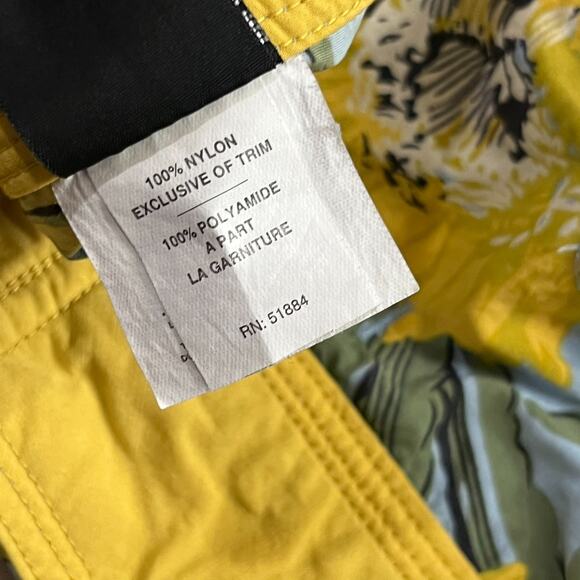 Patagonia Womens Pataloha Board Shorts Yellow Floral Print Size 6 - Picture 5 of 8